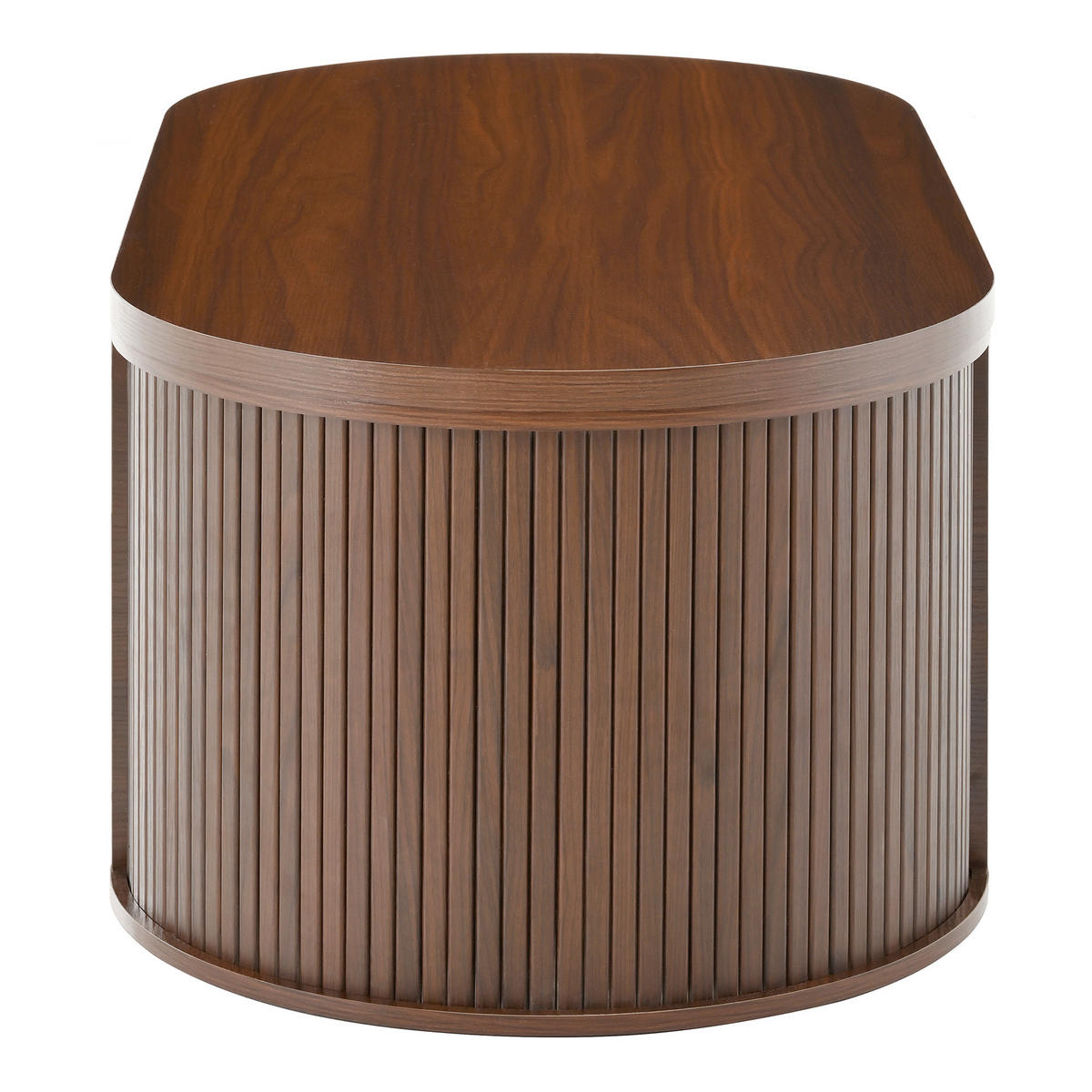 COUCHTISCH 110/55,5/40 cm Nussbaumfarben aus MDF mit höhenverstellbarer Tischplatte - Naturfarben, Holzwerkstoff (110/55.5/40cm) - OKWISH