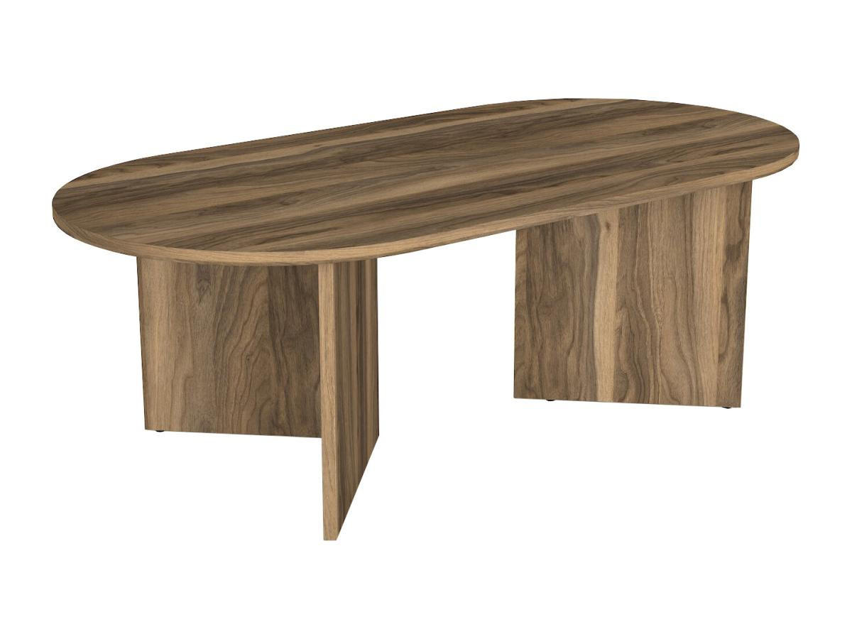 COUCHTISCH - Holzfarben dunkel - TOPANIA - Dunkelbraun, Holz (120/60/39.6cm) - Vente-Unique