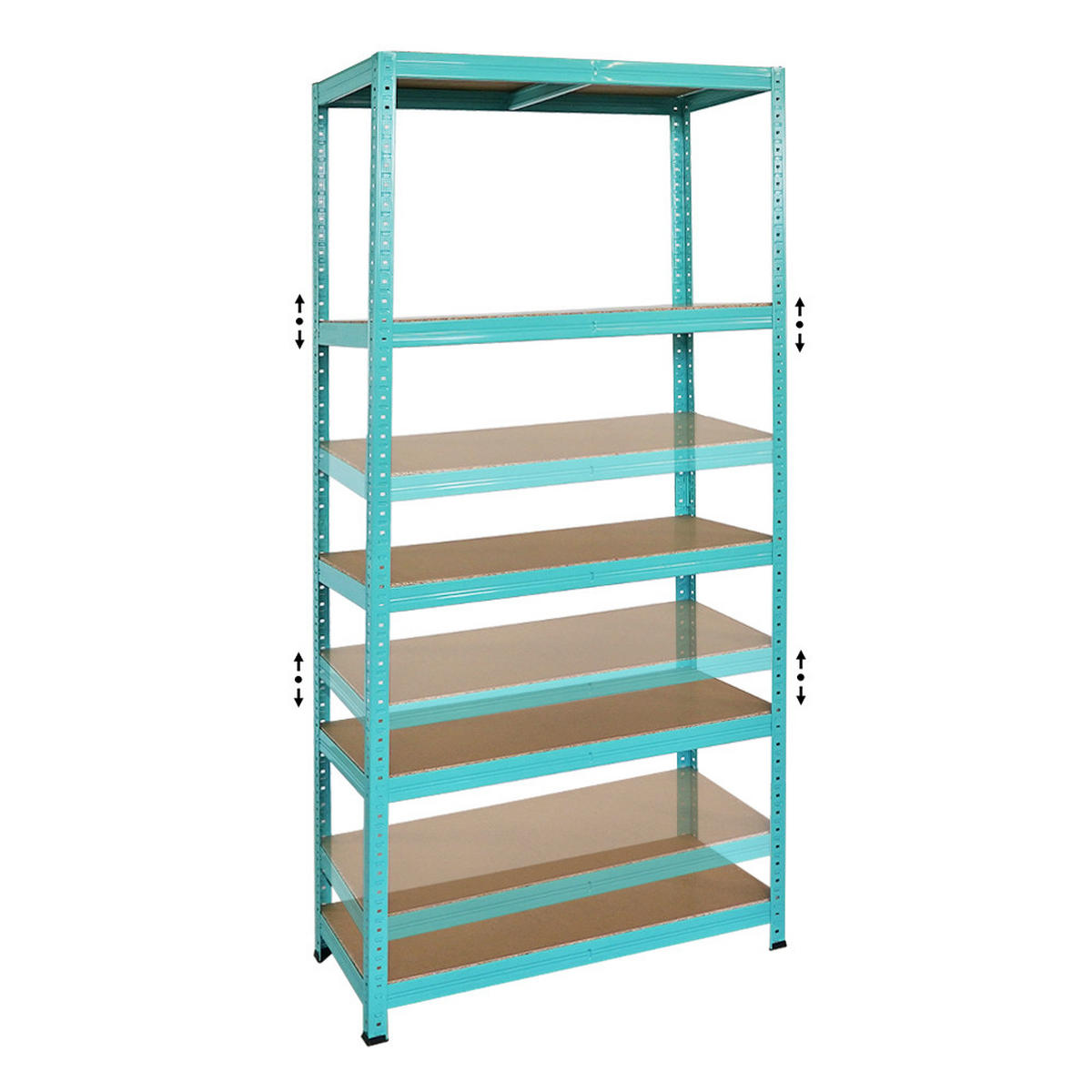 SCHWERLASTREGAL 2er GREEN HULK Set, HxBxT 180x90x40cm, Fachlast 175kg, 5 Ebenen, Grün - Grün, Metall (180/180/40cm) - PROREGAL