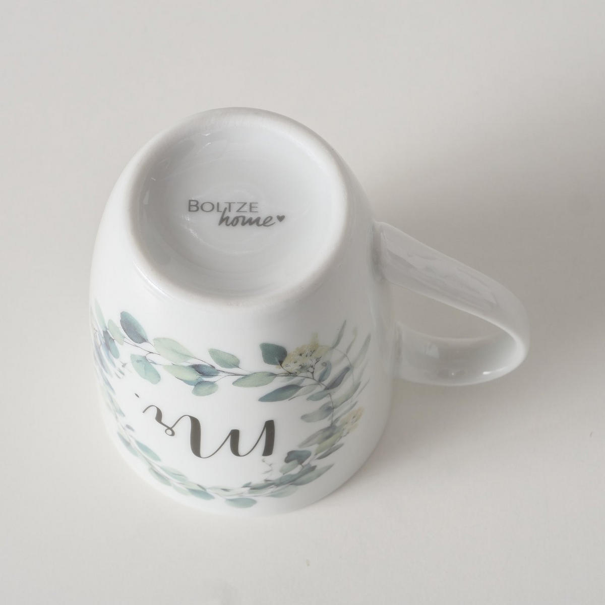 TASSEN-SET für Sie und Ihn Eukana Weiß 330 ml 12/8/10,5 cm - Weiß, Keramik (0.33L) - Boltze Home