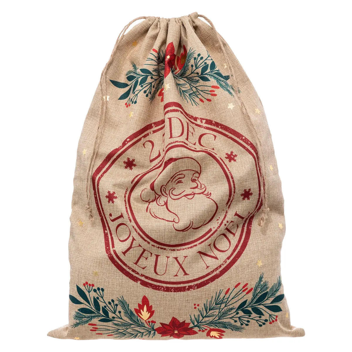GESCHENKSACK Weihnachtsmuster 50/70 cm - Multicolor, Textil (0.4/70/50cm) - Atmosphera Createur d´interieur