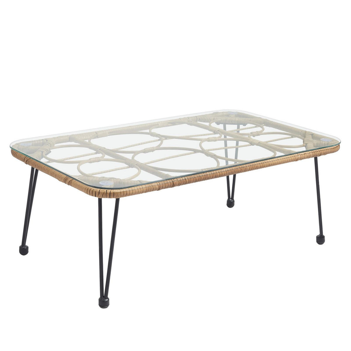 GARTENMÖBELSET CAIRO - Braun, Textil - IDIMEX