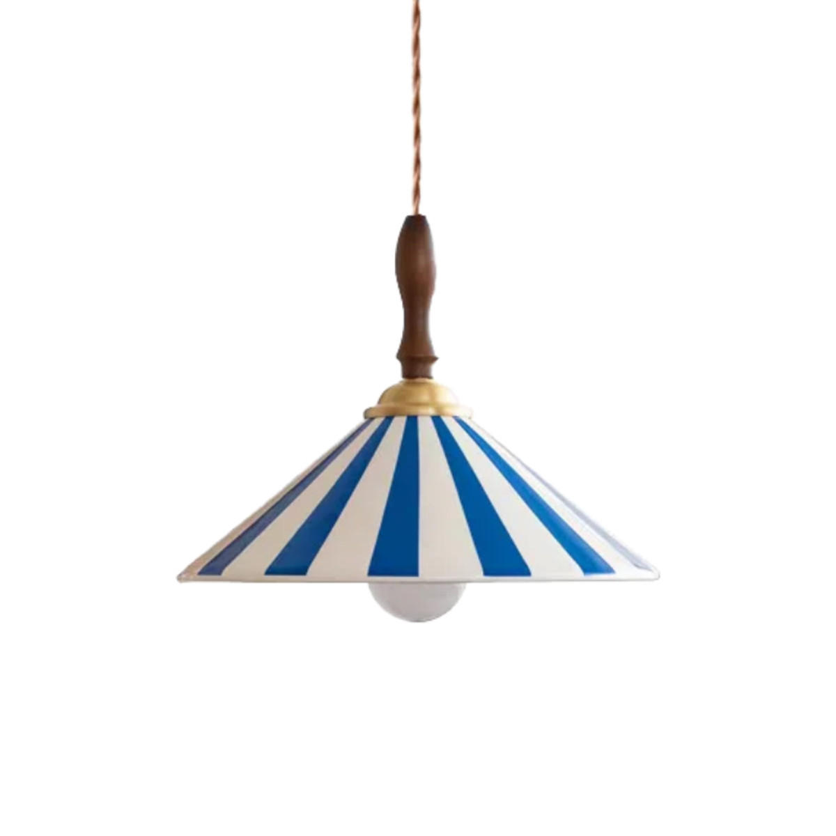 LED-HÄNGELEUCHTE 12W Blau 30/30/20-150 cm - Blau, Metall (30/30/20cm) - Authentics