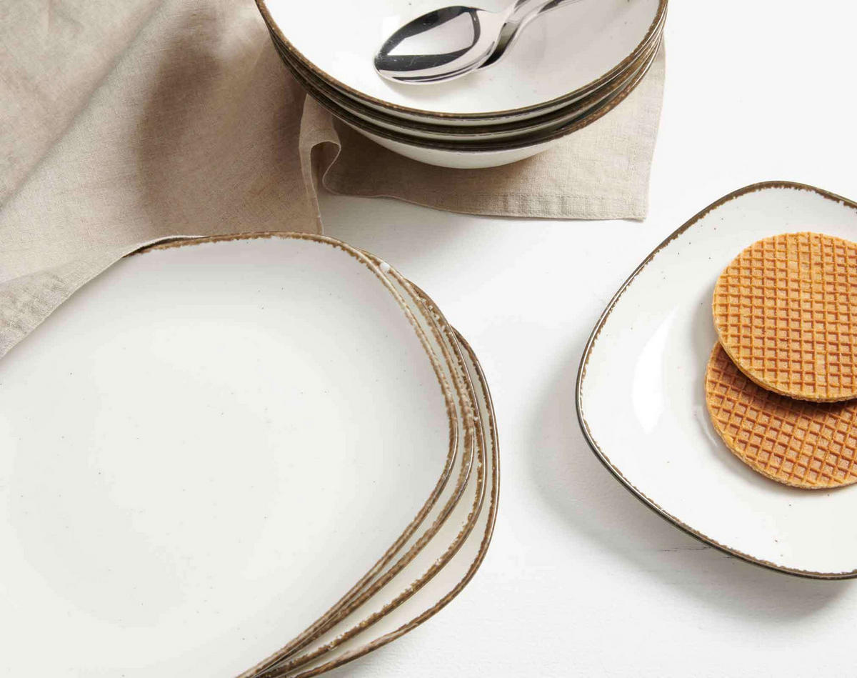 BEILAGENTELLER Casa Beige ø 14,5 cm 6er Set - Beige, Keramik (14.5cm) - Ritzenhoff Breker