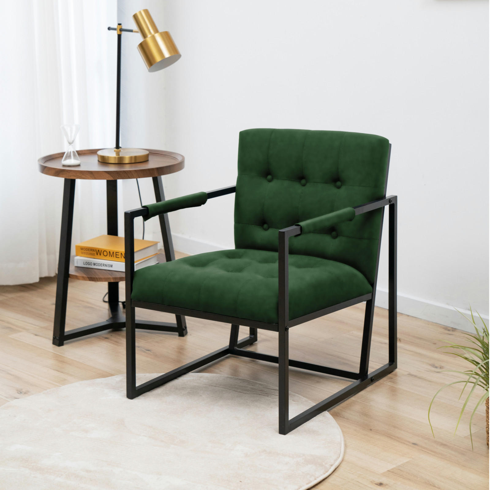 Thumbnail - Svita Loungesessel, Grün, Textil, Rechteckig, 53x73x69 cm, Wohnzimmer, Sessel, Polstersessel