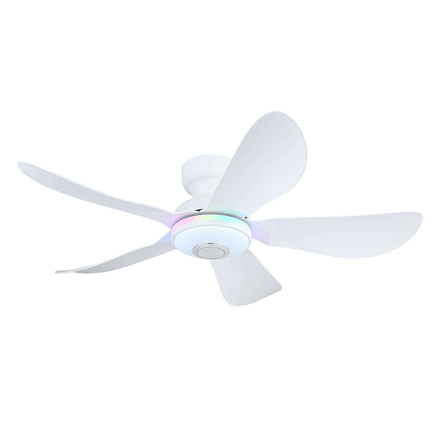 Surtime Deckenventilator Weiß 91.4x24x91.4 cm