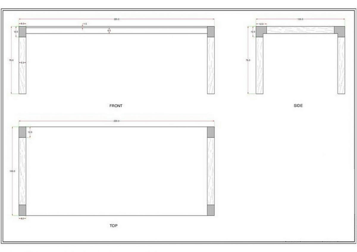 ESSTISCH Mango 220x100x76 braun lackiert Amsterdam #16 - Braun, Holz (220/100/76cm) - Massivmoebel24
