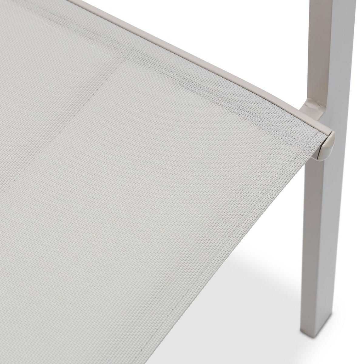 GARTENSTÜHLE TRAPANI 6er-Set champagne - Champagner, Metall (42/91/43cm) - IDIMEX