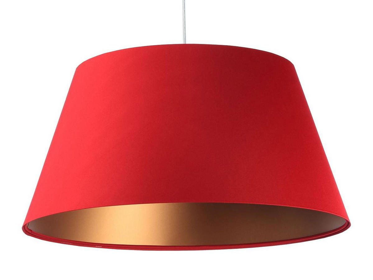 HÄNGELEUCHTE Rot 50/27 cm - Rot, Kunststoff (50/1.3/27cm) - ONZENO