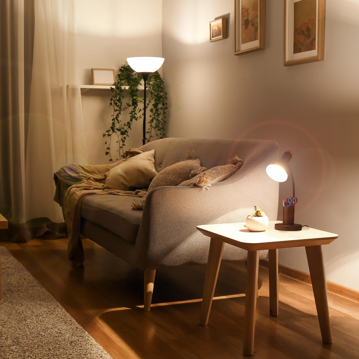 SCHREIBTISCHLAMPE - Schwarz, Metall (17/14.5/46.5cm) - Relaxdays