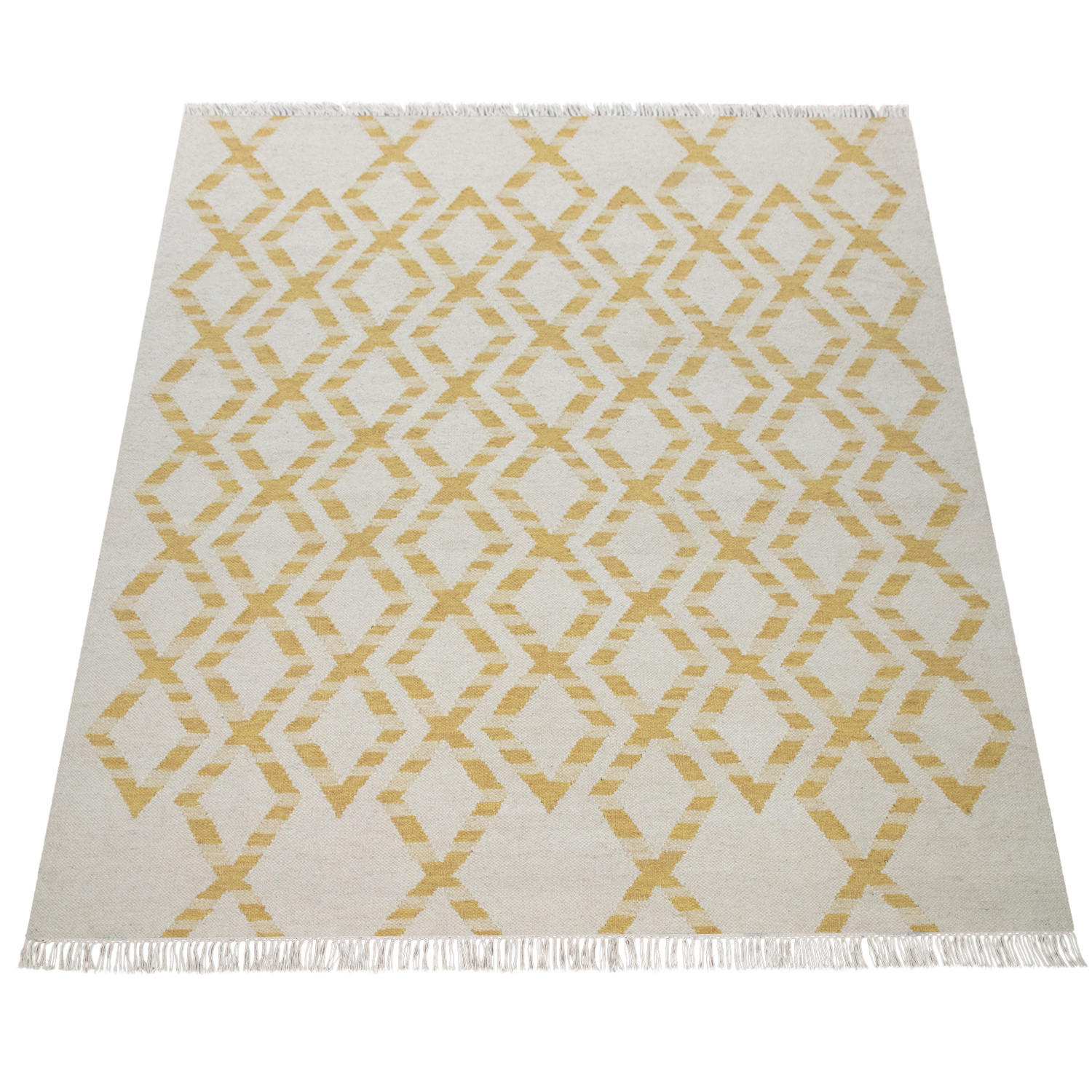 HOCHFLORTEPPICH 60/110 cm Kenitra 502 - Gelb, Textil (60/110cm) - Paco Home
