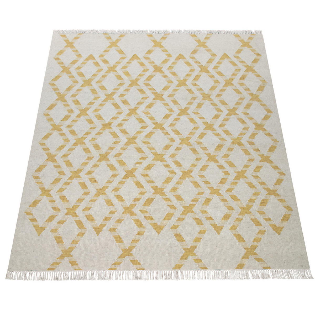 HOCHFLORTEPPICH 60/110 cm Kenitra 502 - Gelb, Textil (60/110cm) - Paco Home