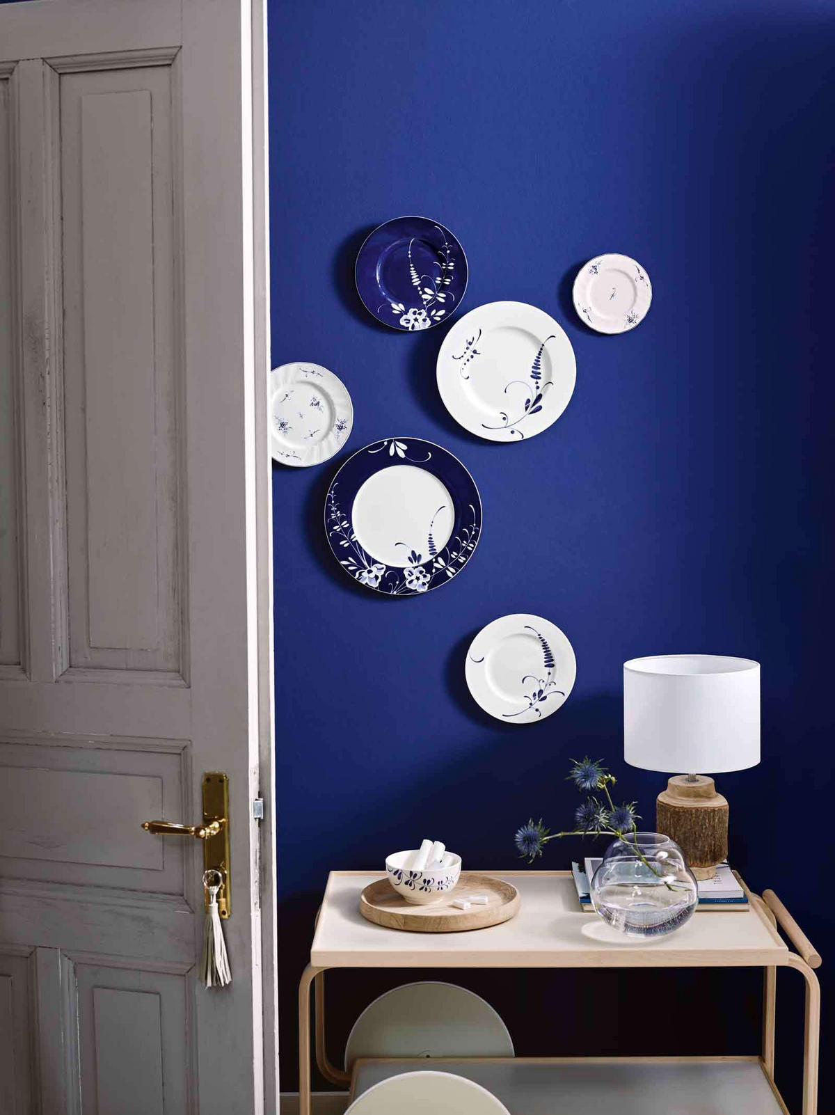 BROTTELLER Vieux Luxembourg Brindille blau ø 17,8 cm 6er Set - Blau, Keramik (17.7cm) - Villeroy & Boch