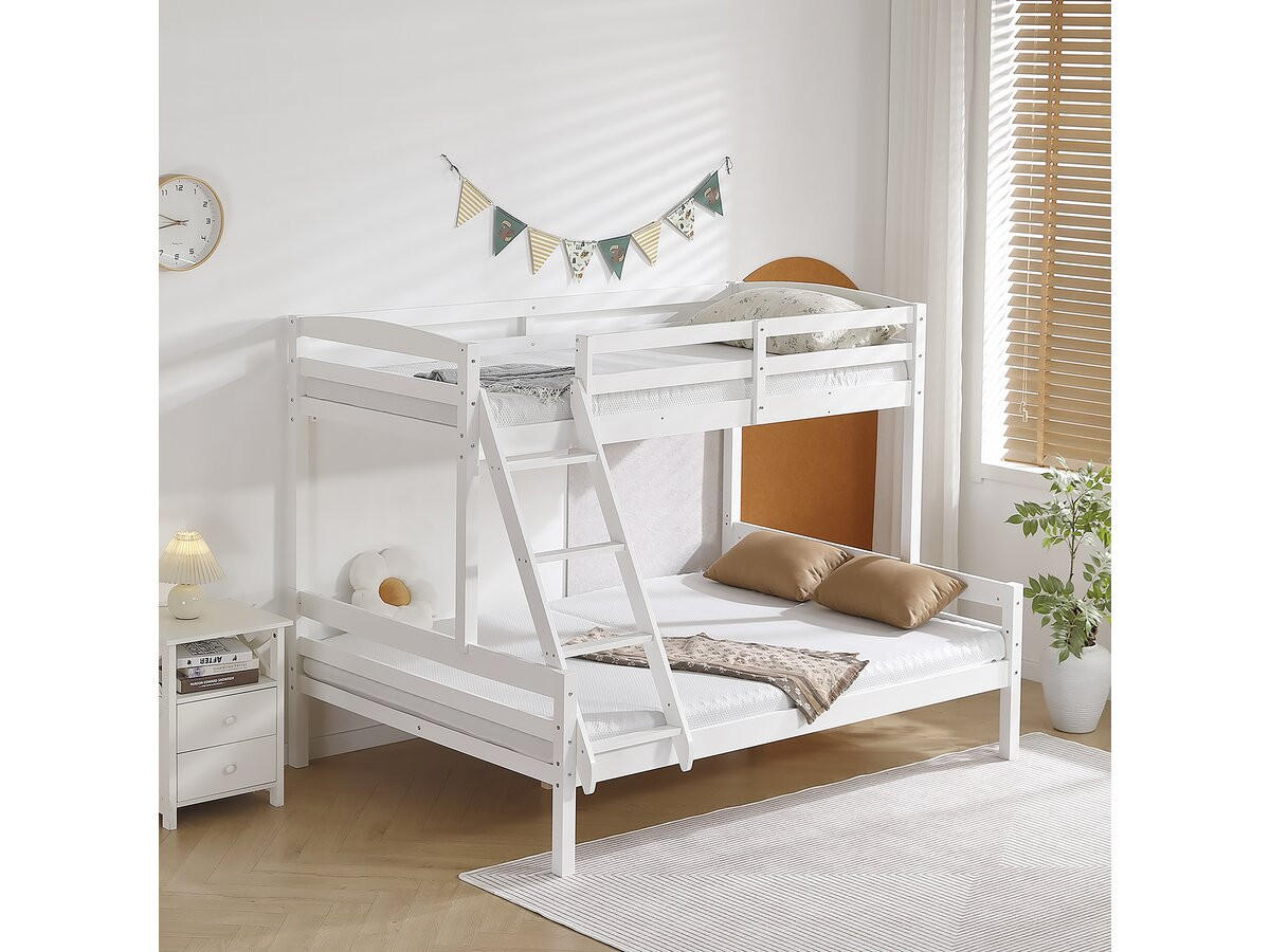 ETAGENBETT léa weiss - Weiß, Metall - Habitat Garten