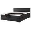 BOXSPRINGBETT 180/200cm Schwarz President - Schwarz, Textil (180/200cm) - Beliani