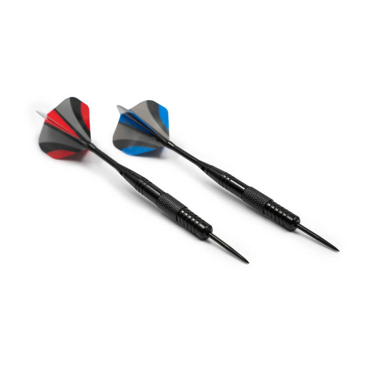 DARTSCHEIBE FINISH Modern - Schwarz - Schwarz, Textil/Metall (45.1/4cm) - Home Deluxe