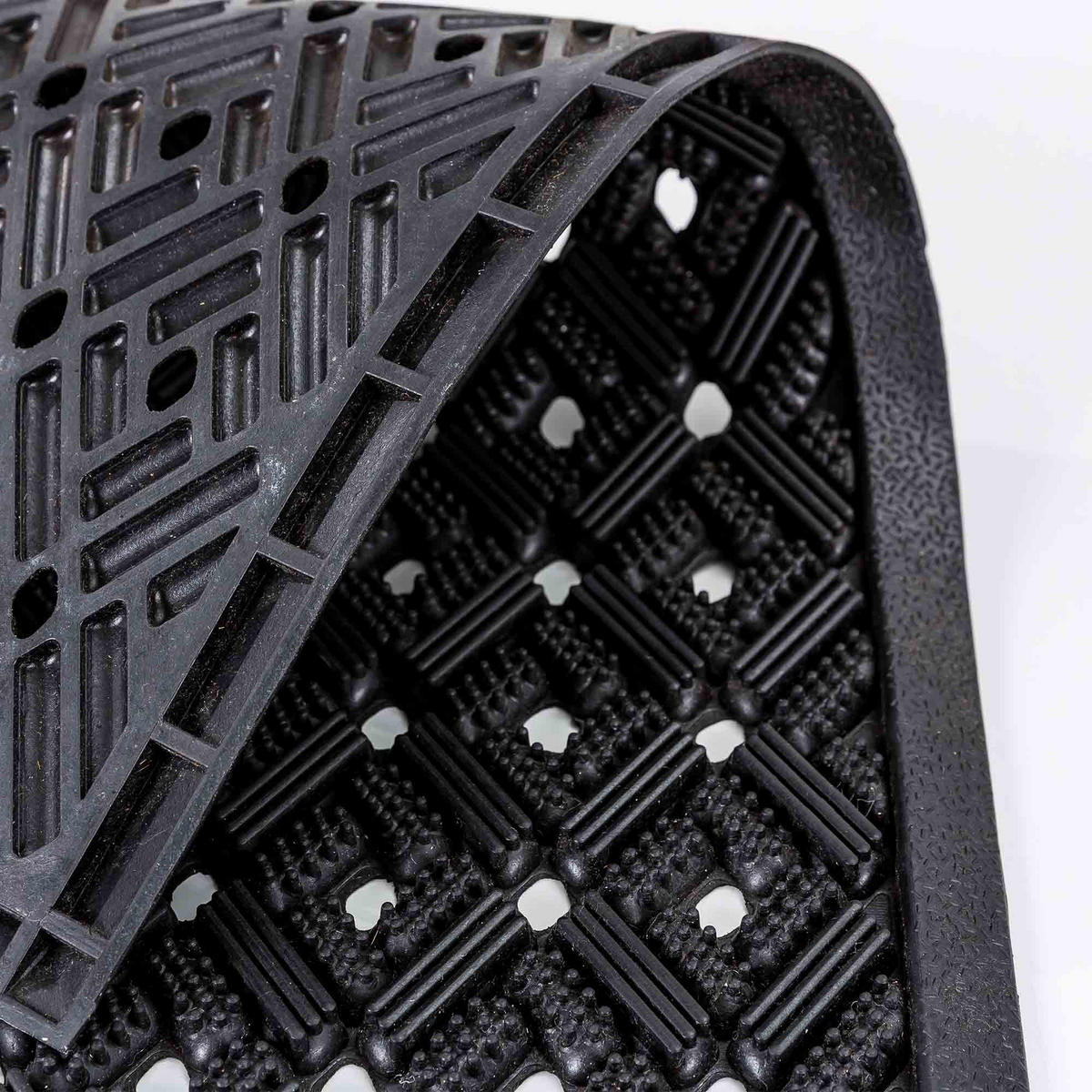 FUSSMATTE AUßEN DYNAMIC RILLEN - Schwarz, Textil (45/75cm) - Astra