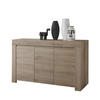 SIDEBOARD mit 3 Türen L138 cm - Firenze - Eichefarben, Holzwerkstoff (42/81/138cm) - Calicosy