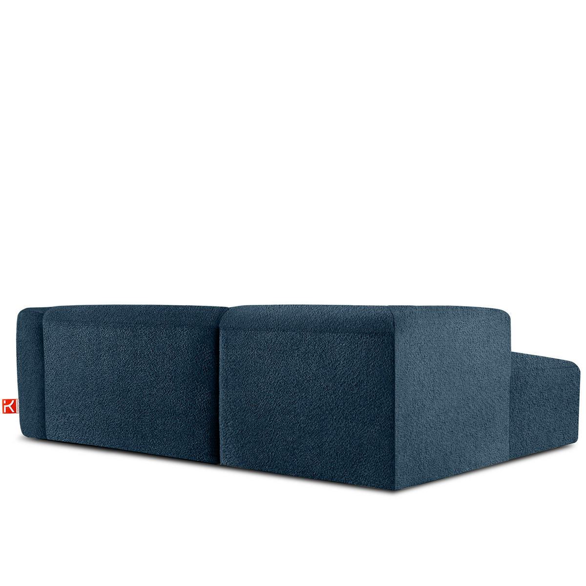 ECKSOFA LINKS BUFFO, Marineblau - Dunkelblau, Holz/Holzwerkstoff (225/176cm) - KONSIMO®