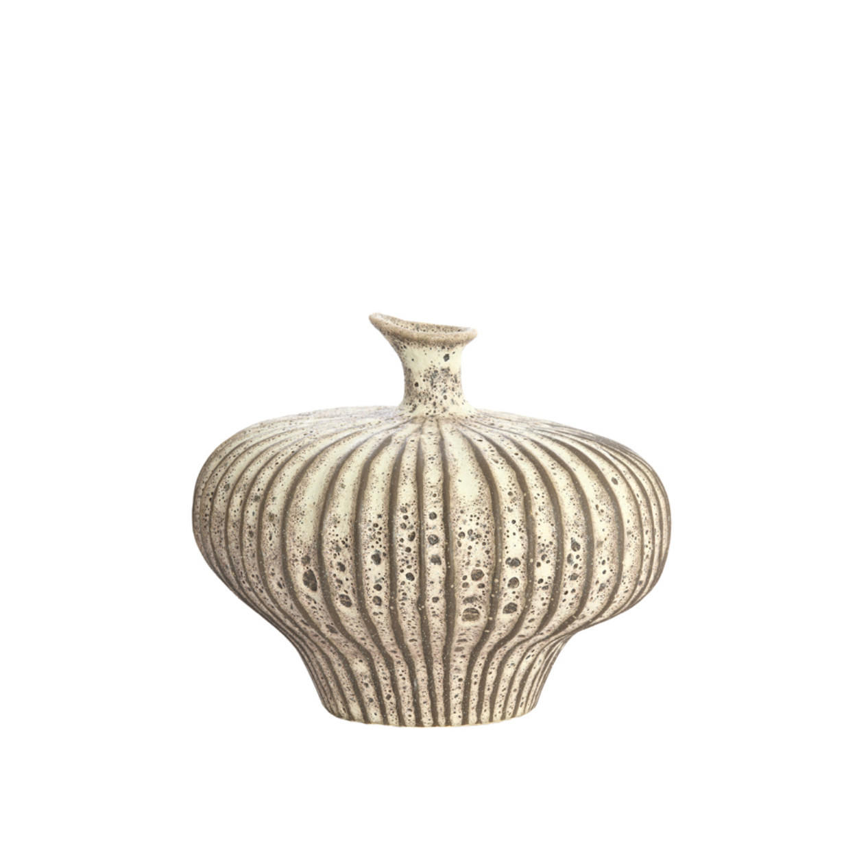 VASE Nevano - Braun - 31/29.5/25.5 cm - Braun, Keramik (25.5cm) - Light & Living