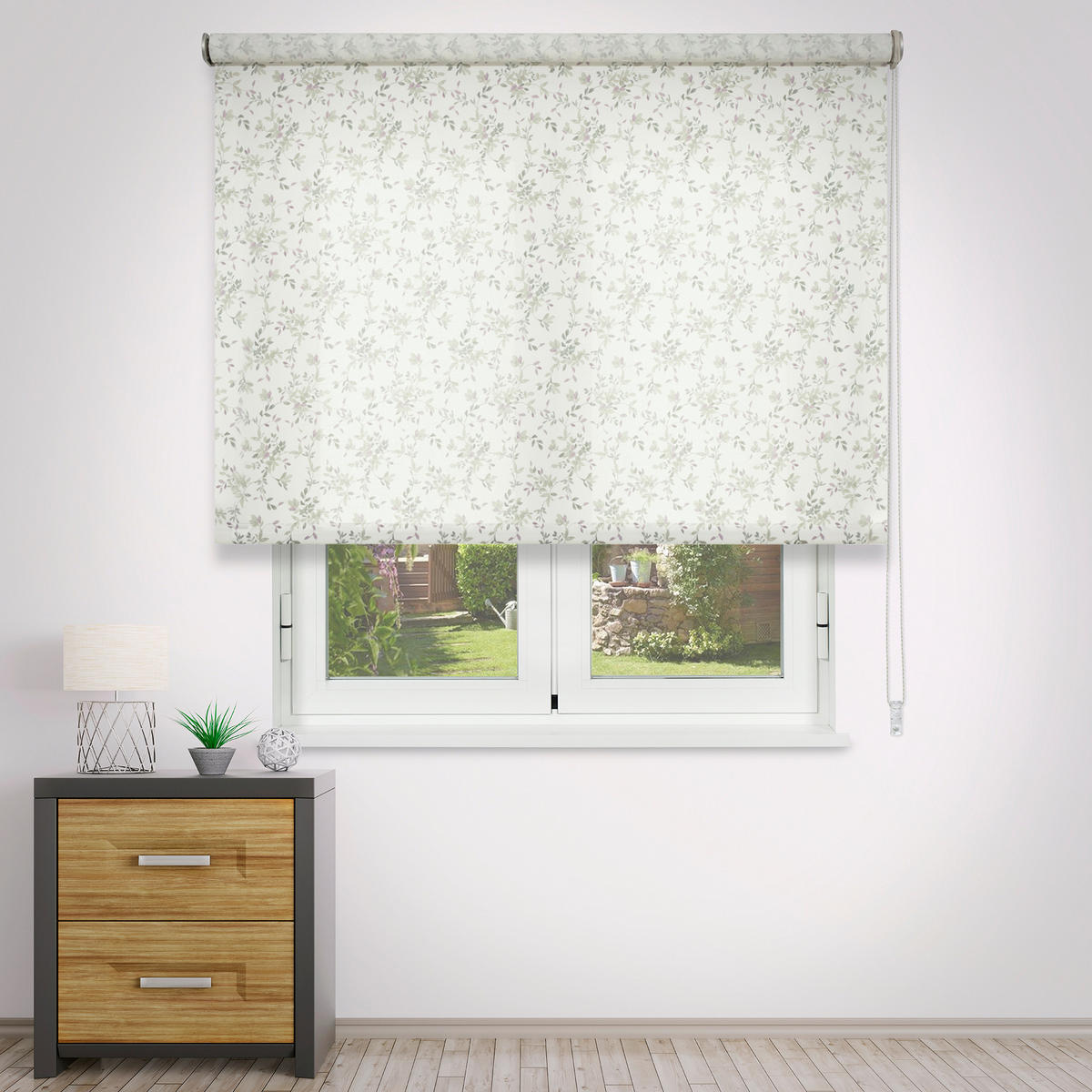 SEITENZUGROLLO lichtdurchlässig Romance - Rosa, Textil (150/250/250cm) - VIEWTEX