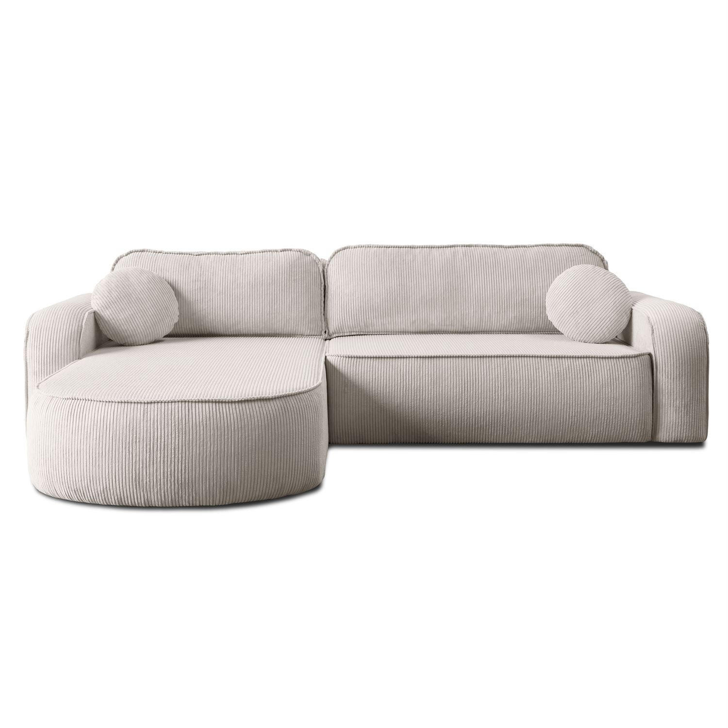 Lookway Ecksofa Creme 275x178 cm