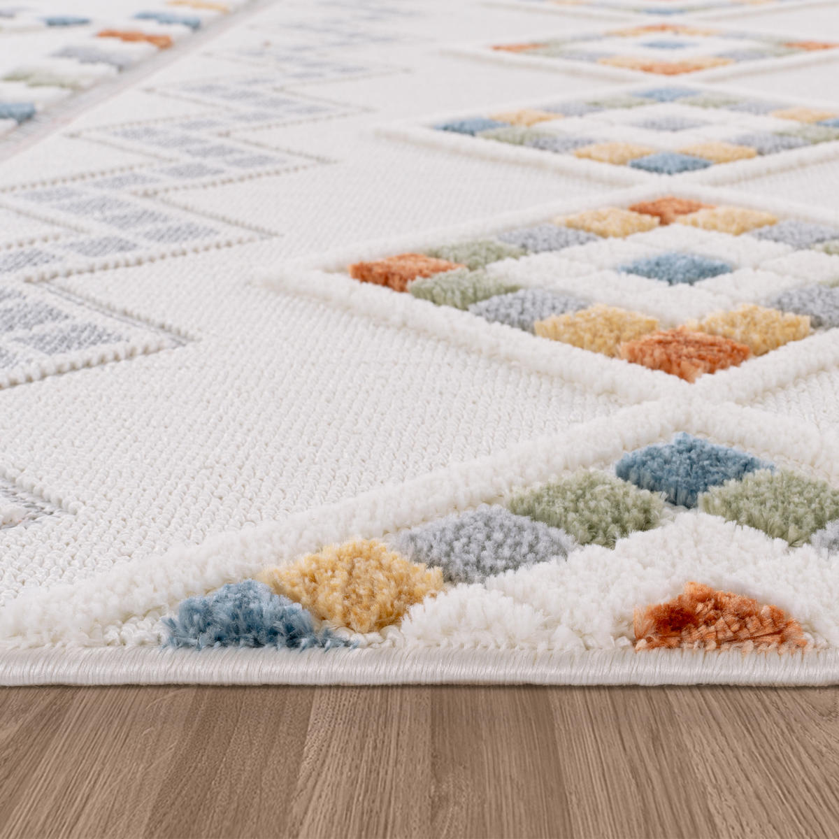 KURZFLORTEPPICH 160/160 cm Brisbane 598 - Multicolor, Textil (160/160cm) - Paco Home