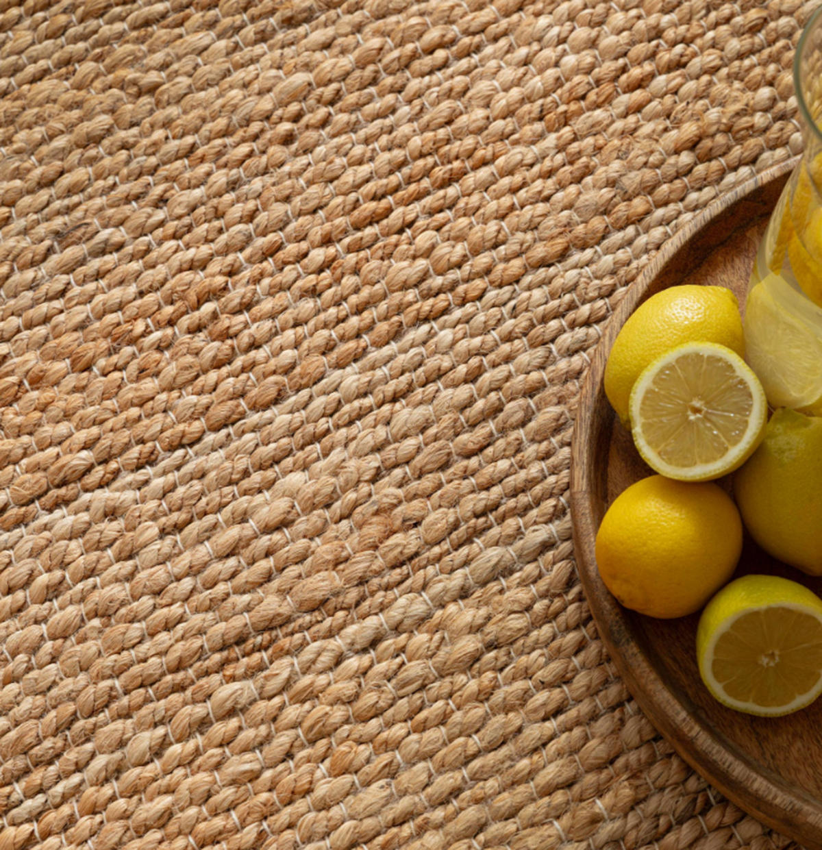 TEPPICH Wohn-/Schlafzimmer Flachgewebe Naturfaser CLARITY Orange 160x230 cm - Orange, Naturmaterialien (160/230cm) - Novatrend