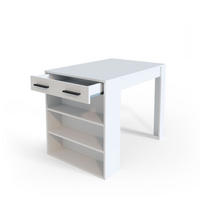ESSZIMMERTISCH Repose Weiß 67 x 100 cm - Weiß, Holzwerkstoff (67/77.5/100cm) - Vicco