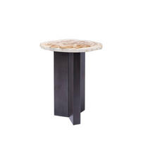 BEISTELLTISCH Jisse Beige 30/35/53cm - Beige, Metall (30/35/53cm) - PTMD Collection