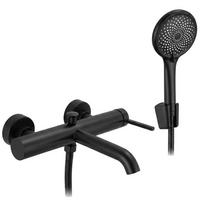 WANNENARMATUR Rea Rivo Black - Schwarz, Metall (15/6/22.5cm) - REA