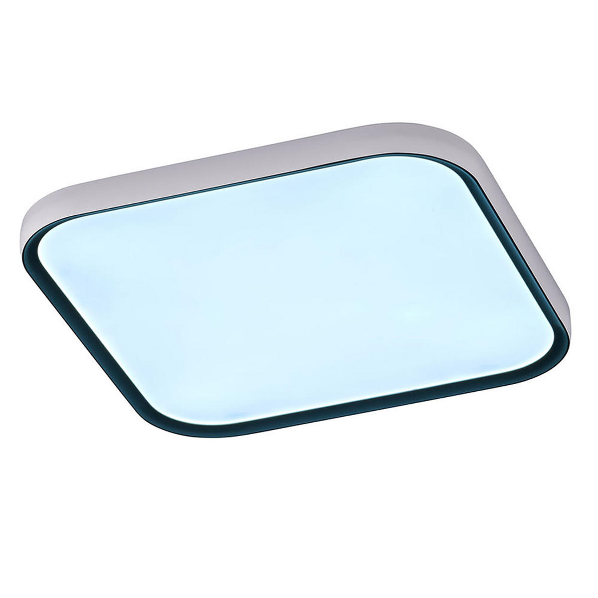 LED DECKENLEUCHTE Metall Weiß - Weiß, Metall (48/48/4cm) - Wofi