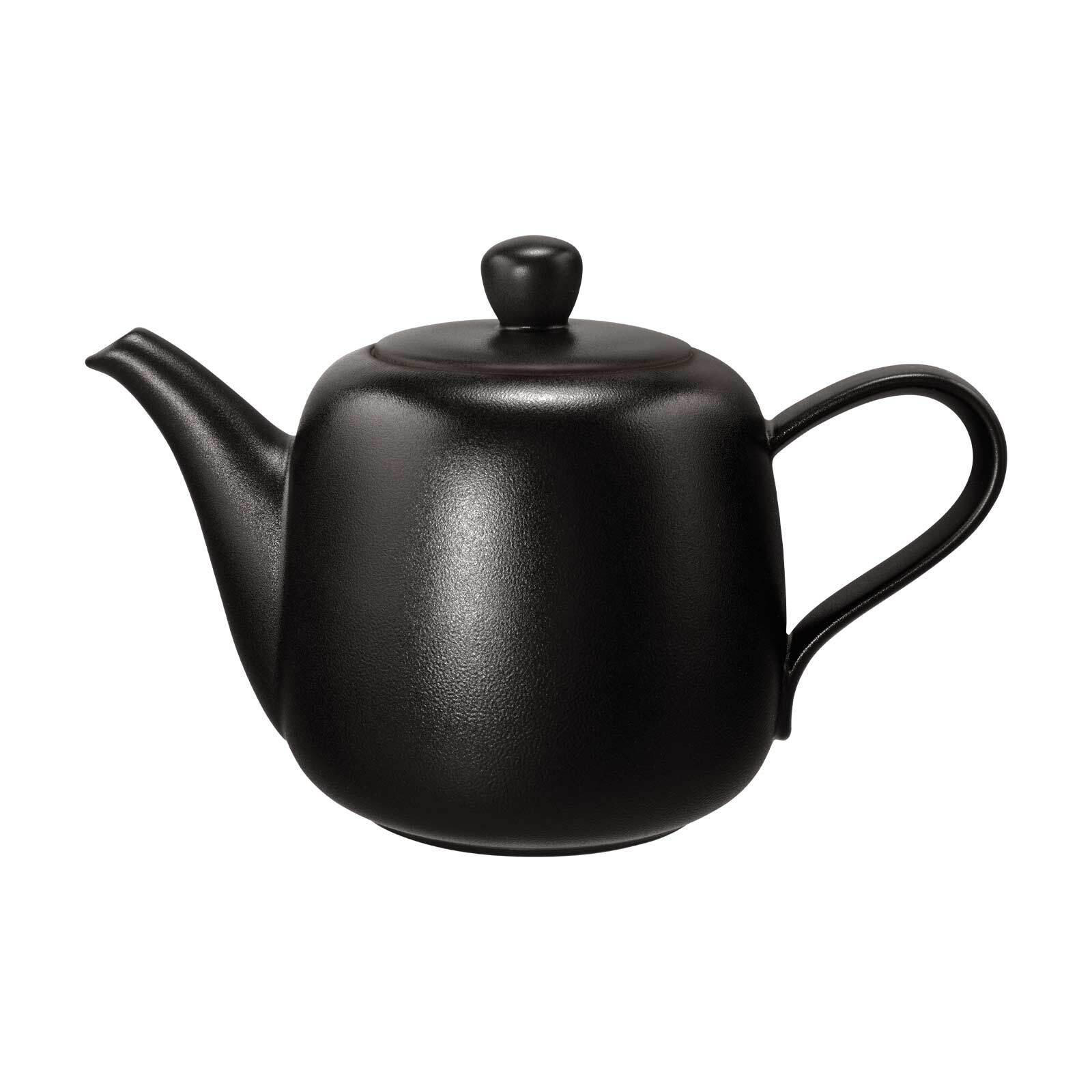 KANNE Liberty Velvet Black schwarz 1,6 l - Schwarz, Keramik (1.6L) - Seltmann Weiden