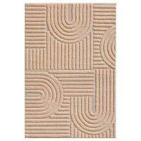 TEPPICH geometrischer pink TURIN 200x290 cm - Pink, Textil (290/290cm) - Nazar Rugs