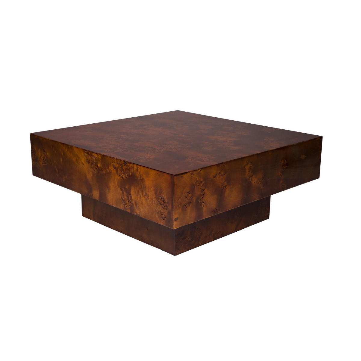 COUCHTISCH Quinn 90x90 cm Walnussfarbe - Braun, Holz (90/90/40cm) - Dutchbone