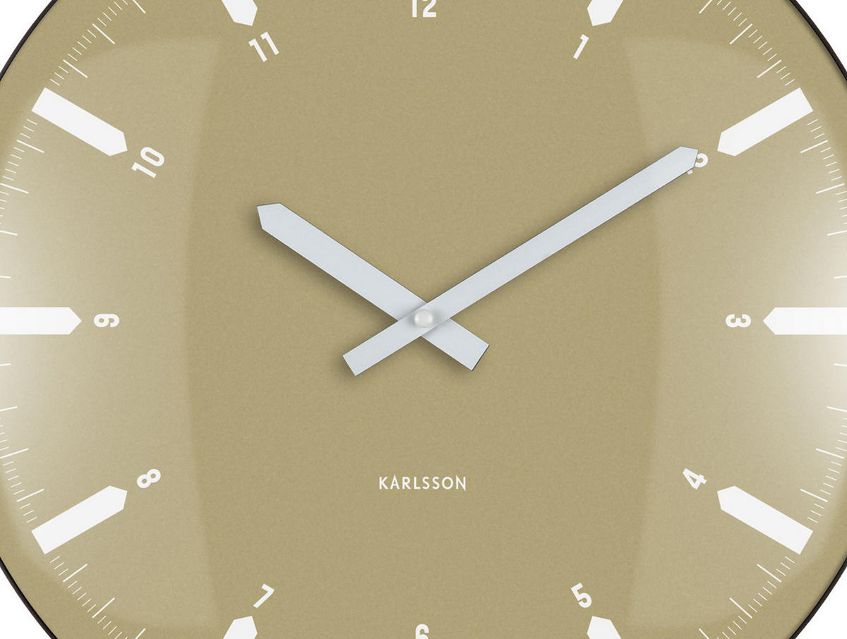 WANDUHR Realista Dome Grün 35/4.5/35 cm - Grün, Kunststoff (4.5/35/35cm) - Karlsson