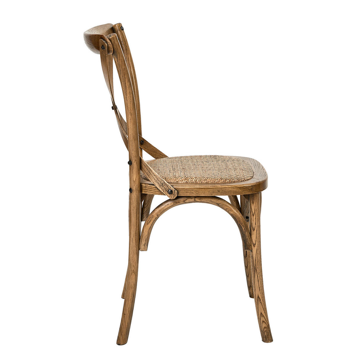 STUHL (2er Set) Cross Country - Braun, Naturmaterialien (42/87/46cm) - Butlers