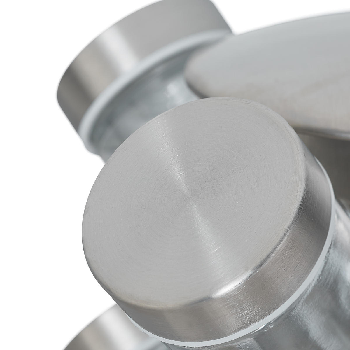 GEWÜRZKARUSSELL Silber Edelstahl drehbar 20er-Set - Silberfarben, Glas/Metall (22/39/22cm) - Relaxdays