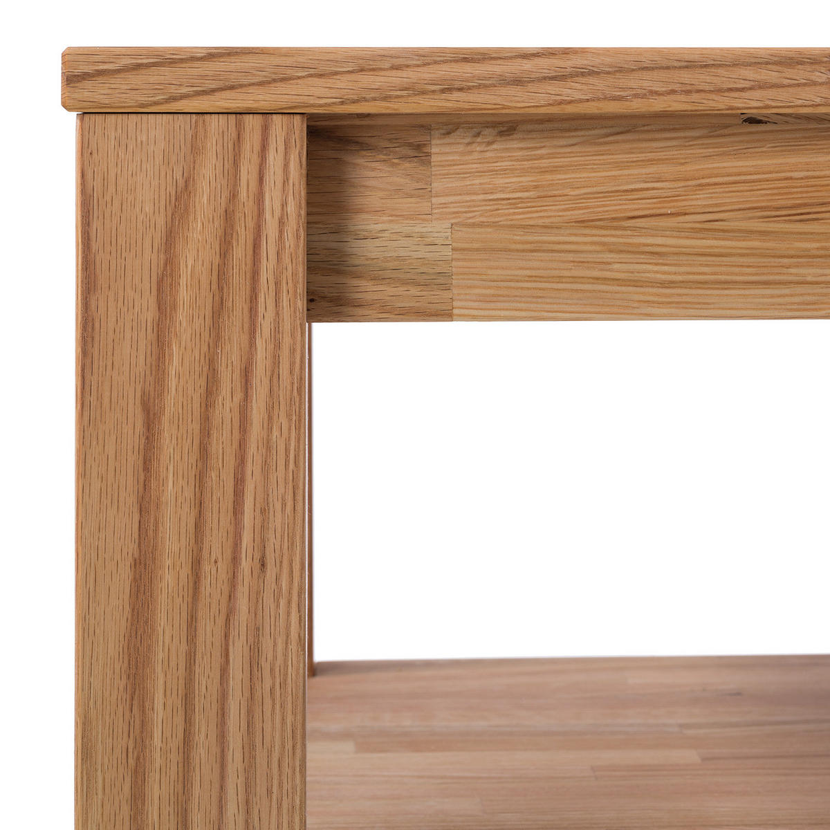 COUCHTISCH - Eiche massiv - Eichefarben, Holz (60/60/45cm) - home24