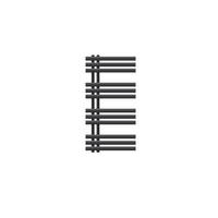 KOUPELNOVÝ radiátor Iron EM 500x1000 antracit - antracitová, kov (50/100/3cm) - LuxeBath