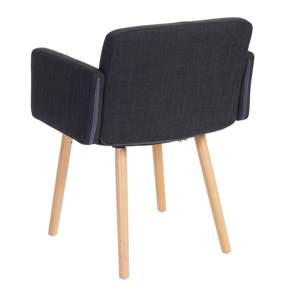 ESSZIMMERSTUHL Anthrazit - Dunkelgrau/Anthrazit, Textil (60/79/57cm) - Jamb