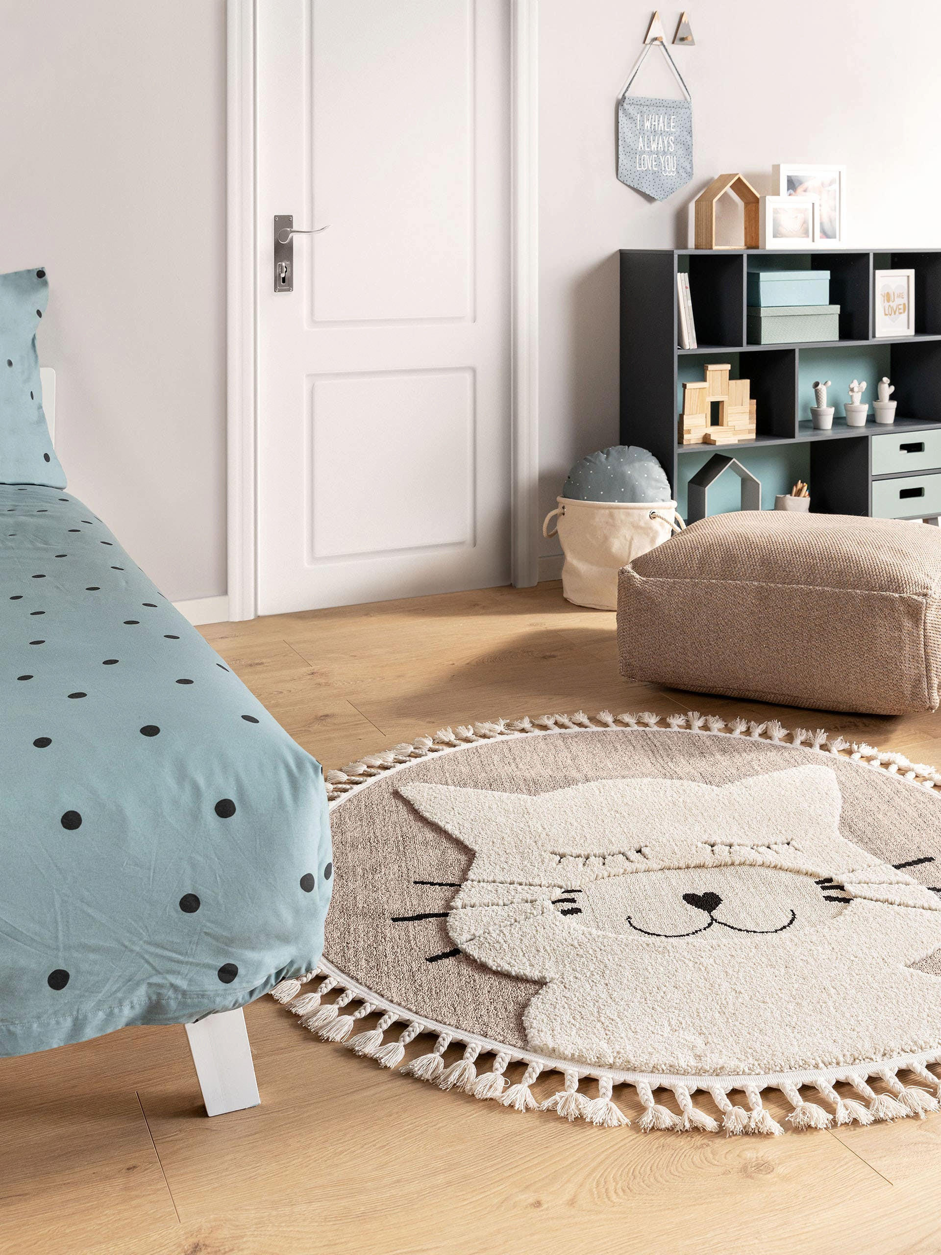 KINDERTEPPICH Momo Beige ø 120 cm rund - Beige, Textil (120/120cm) - Lytte