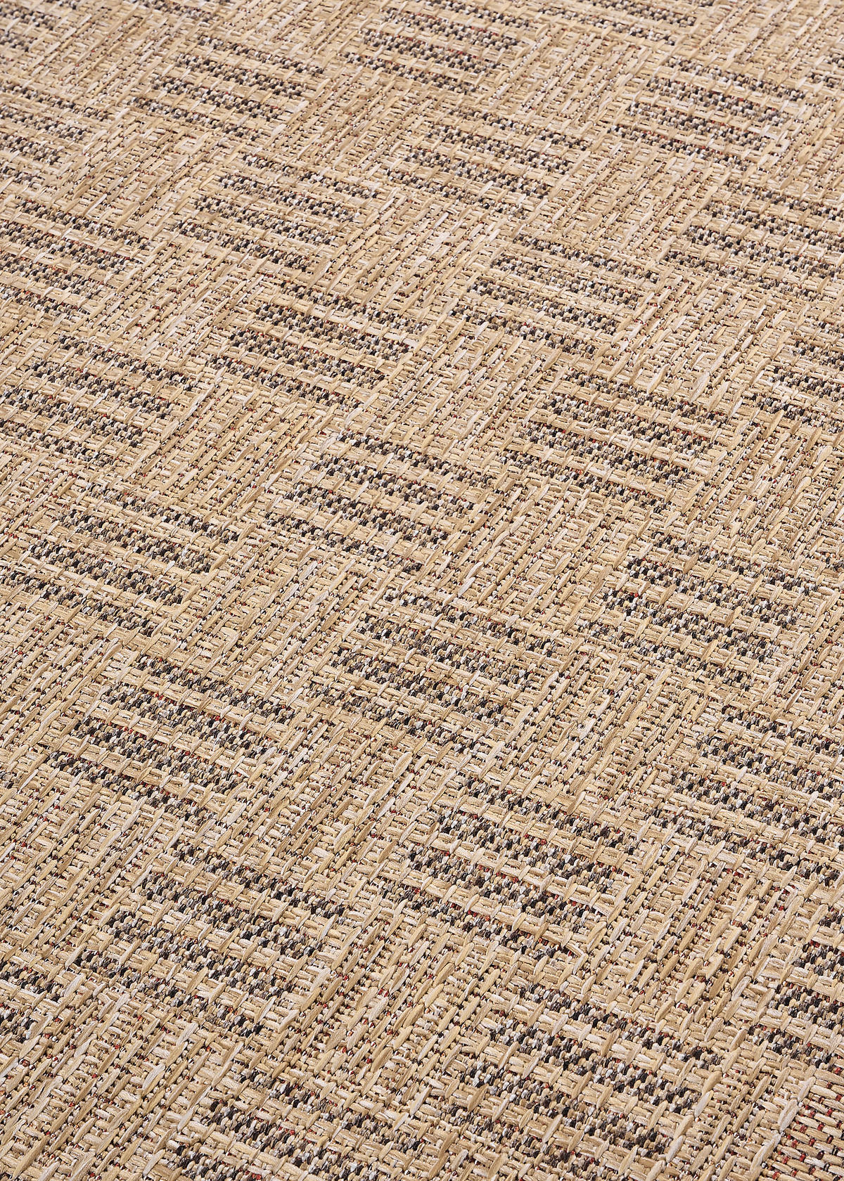 TEPPICH YUCANA Beige Outdoor Flachgewebe 120/170 cm - Beige, Textil (120/170cm) - Tapiso