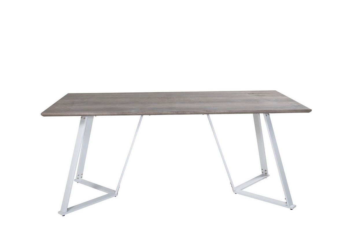 ESSTISCH 90x180 cm grau - Grau, Holzwerkstoff (180/90/75cm) - ebuy24