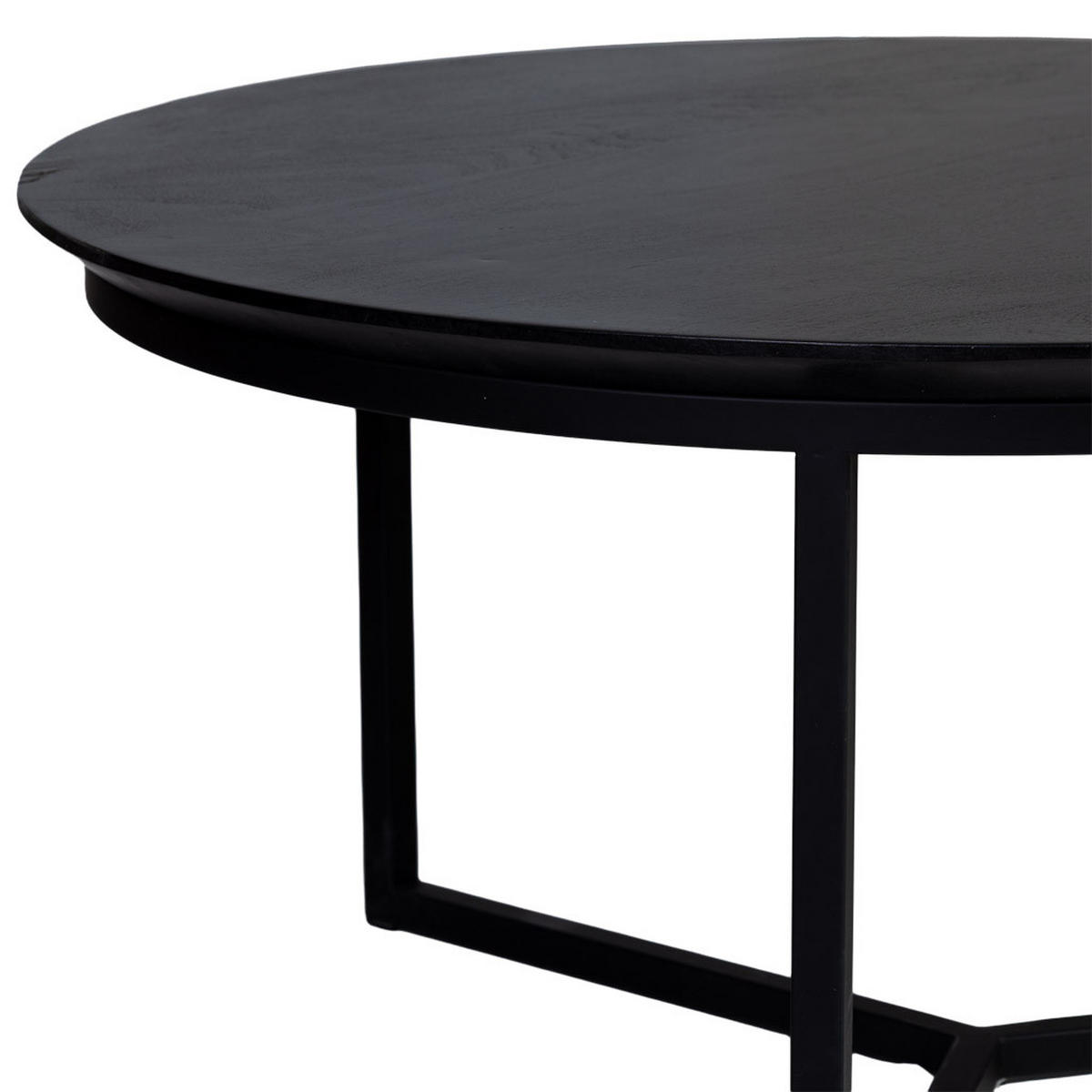 TISCH, schwarz, 80x40cm - Schwarz, Holz (80/80/40cm) - Wanderlust