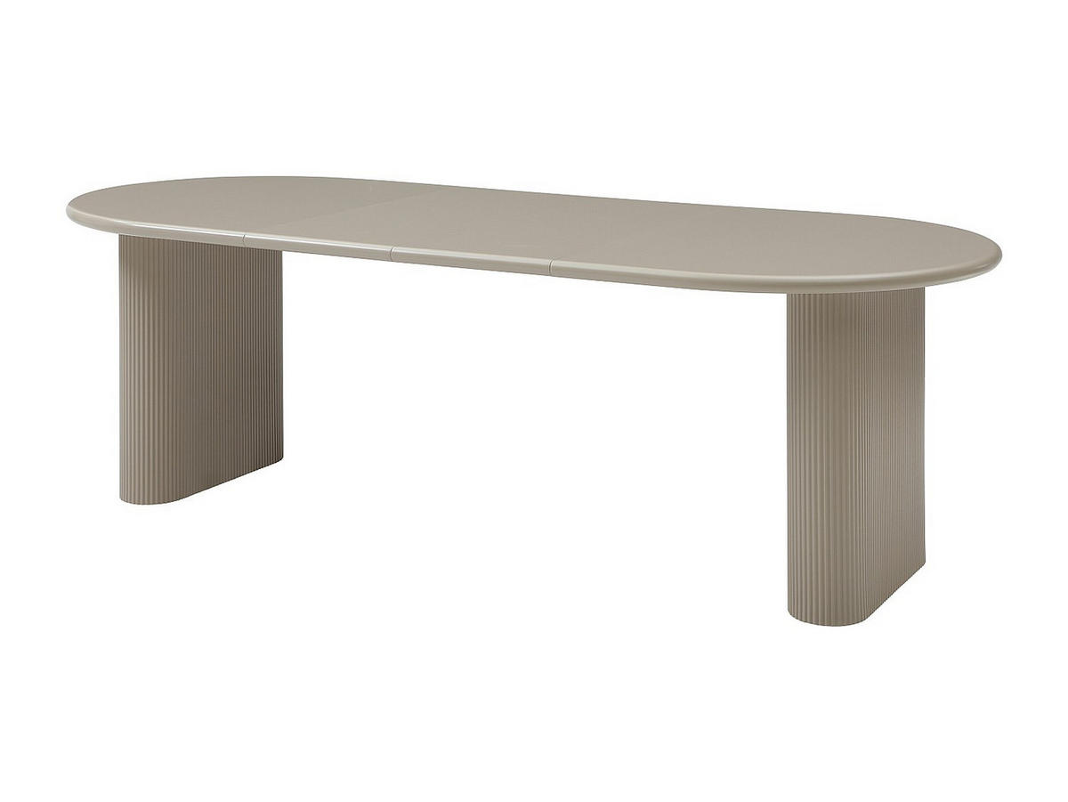 ESSTISCH - 6 Personen, 8 Personen, 10 Personen - holz - taupe Vorlina - Taupe, Holz (100/160/76cm) - Vente-Unique