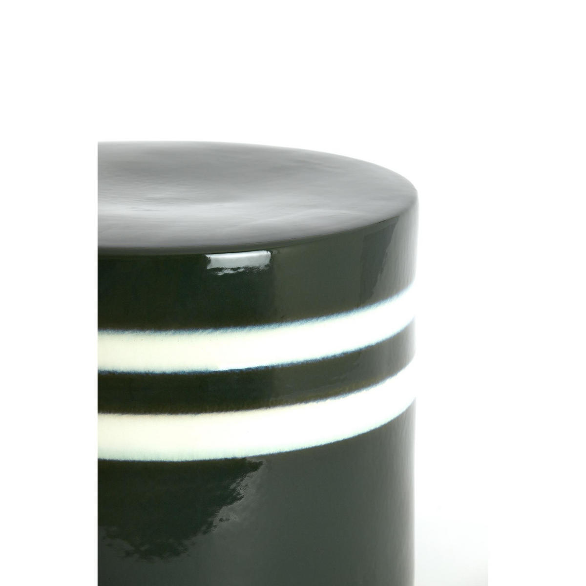 BEISTELLTISCH Mooca Grün 42/42/34 cm - Grün, Keramik (42/42/34cm) - Light & Living