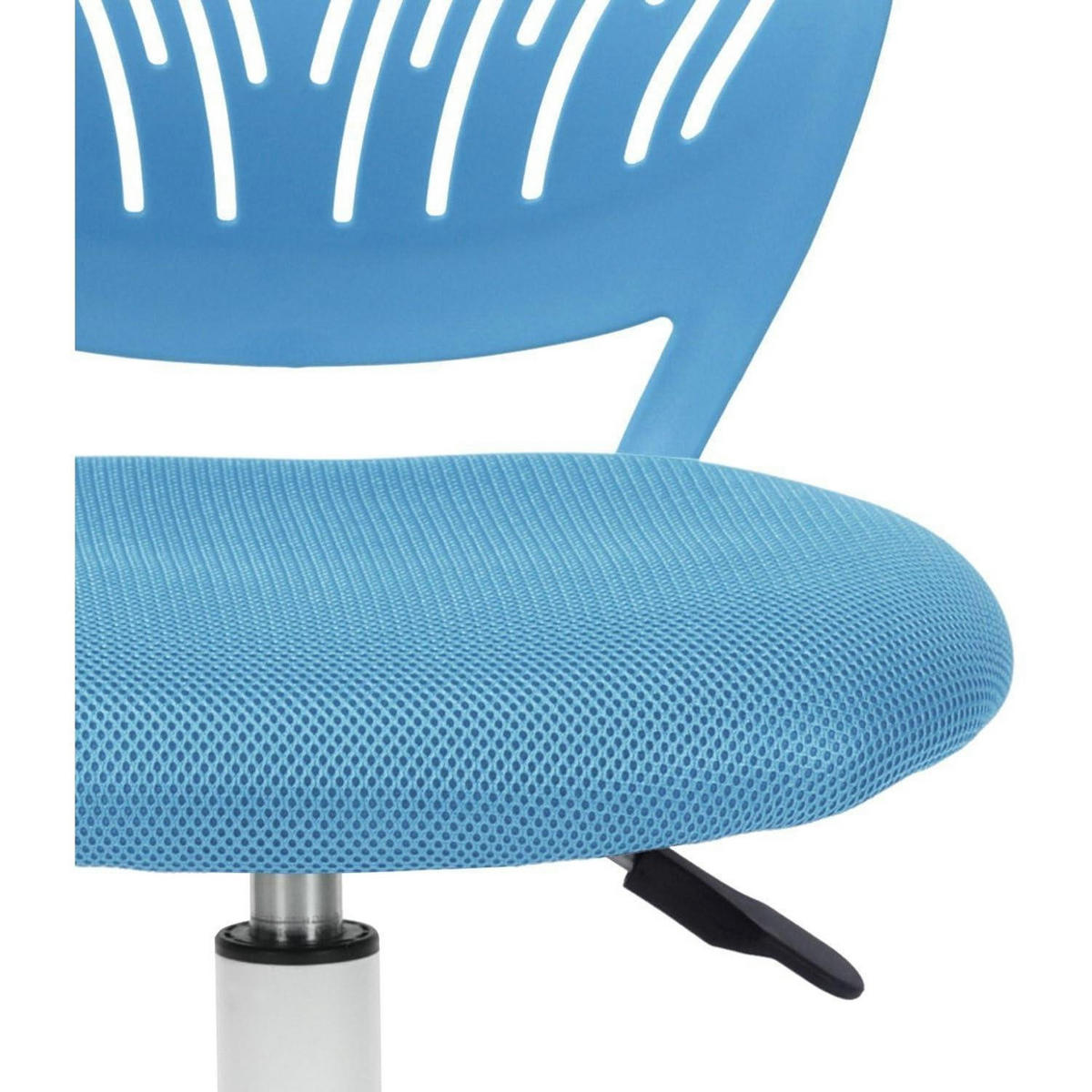 BÜROSTUHL 2er Set Blau Verstellbar Ergonomisch - Blau, Kunststoff (38.5/75/40cm)
