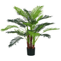 KUNSTBAUM Grün realistisch mit Topf 100 cm - Grün, Kunststoff (100cm) - PANGIVO