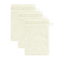 WASCHHANDSCHUH PEARL 3ER PACK - Beige, Textil (15/20cm) - Möve for Frottana